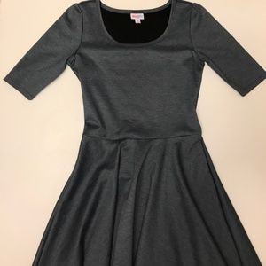 Lularoe Nicole dark jean dress